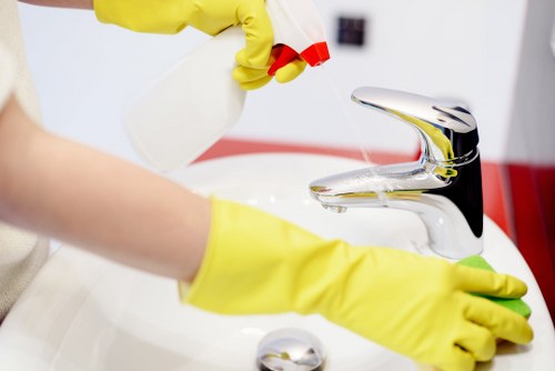 Leather sofa cleaning and conditioning in Sipson